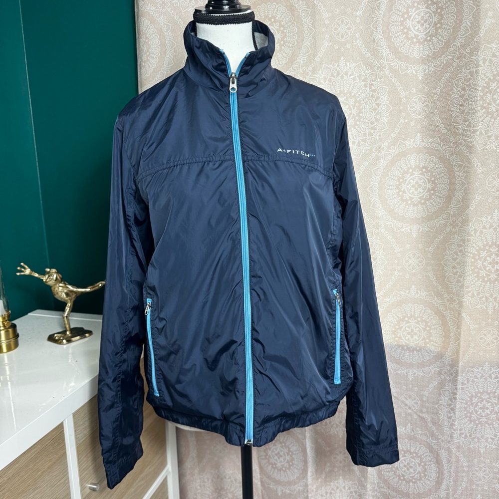 Vintage Y2K Abercrombie & Fitch Gym Issue Women's Nylon Windbreaker Jacket Sz S